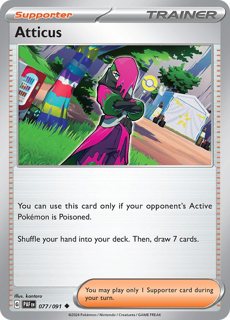 Atticus (077/091) [Scarlet & Violet: Paldean Fates] | Odin's Place