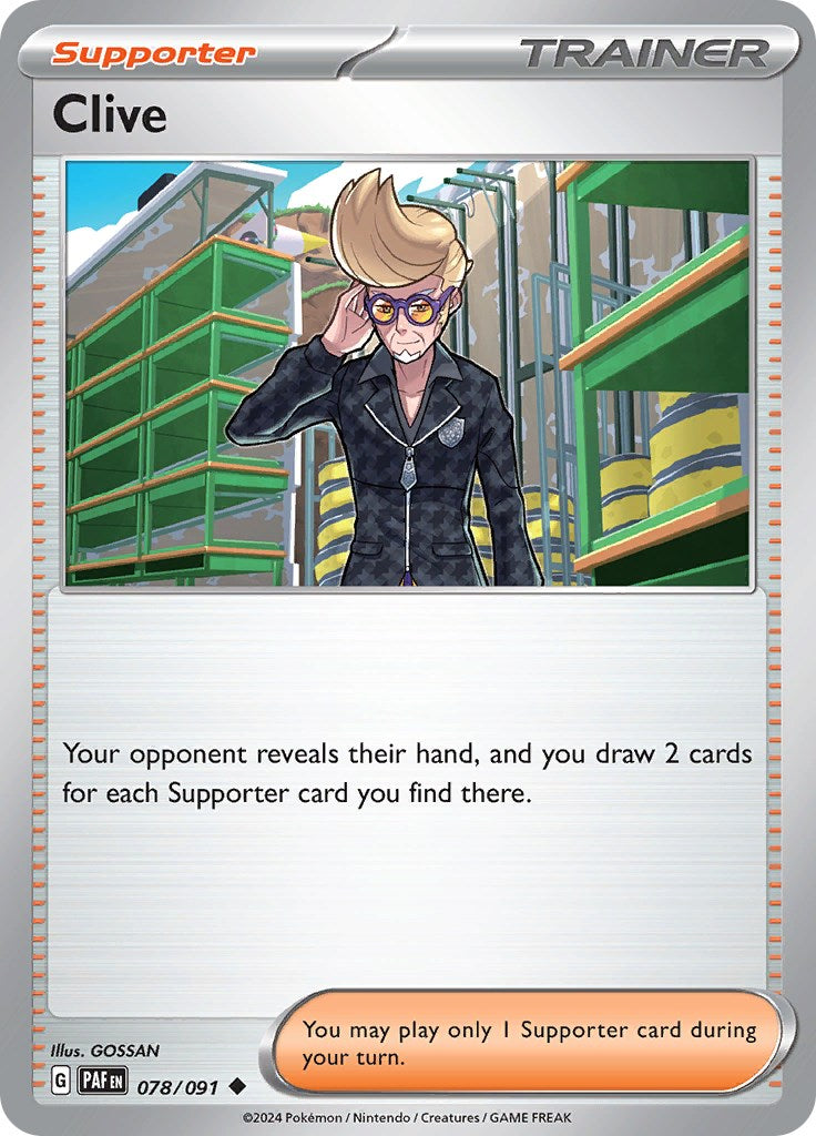 Clive (078/091) [Scarlet & Violet: Paldean Fates] | Odin's Place