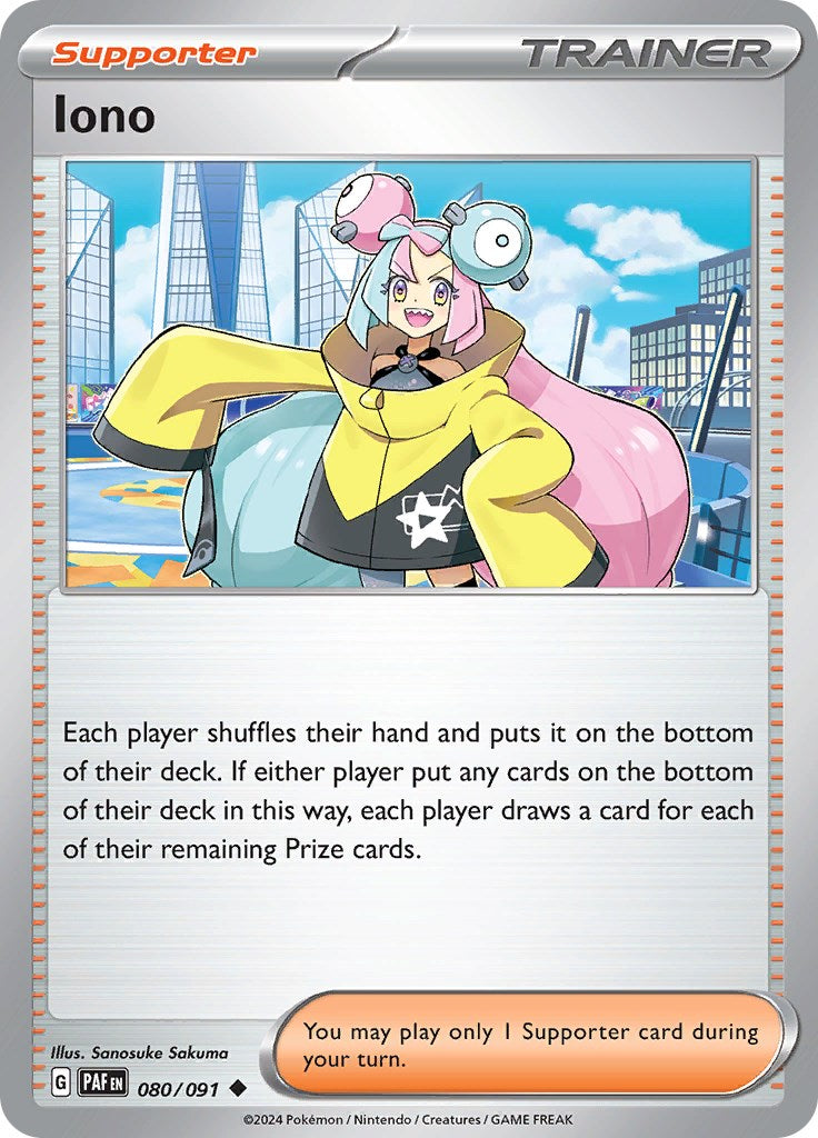 Iono (080/091) [Scarlet & Violet: Paldean Fates] | Odin's Place