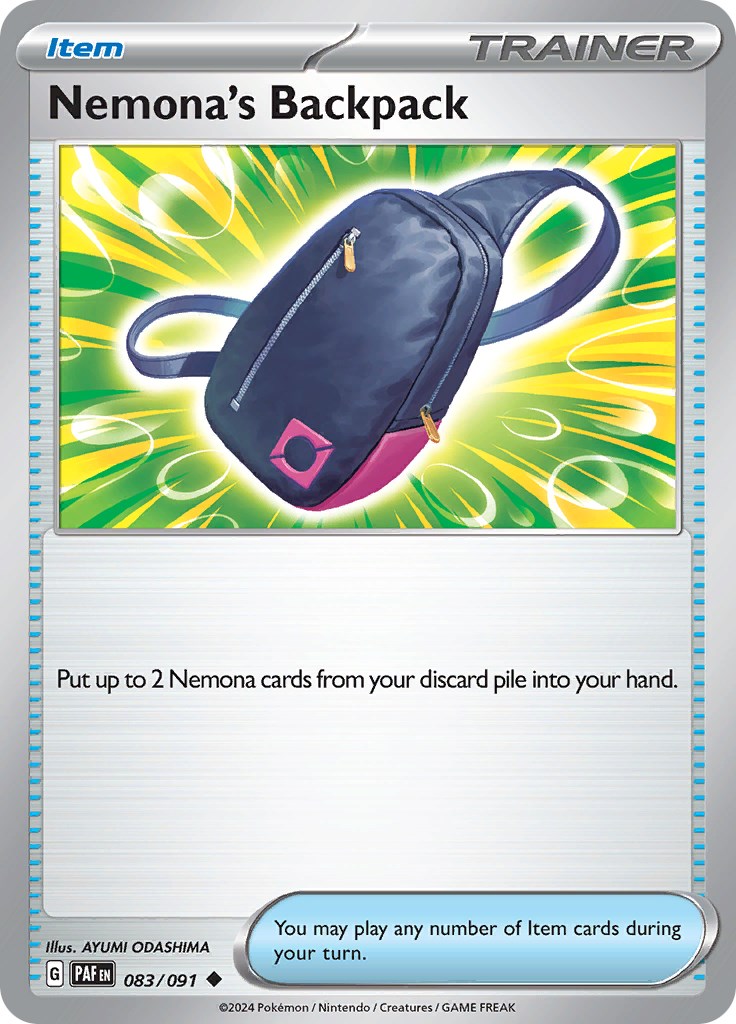Nemona's Backpack (083/091) [Scarlet & Violet: Paldean Fates] | Odin's Place