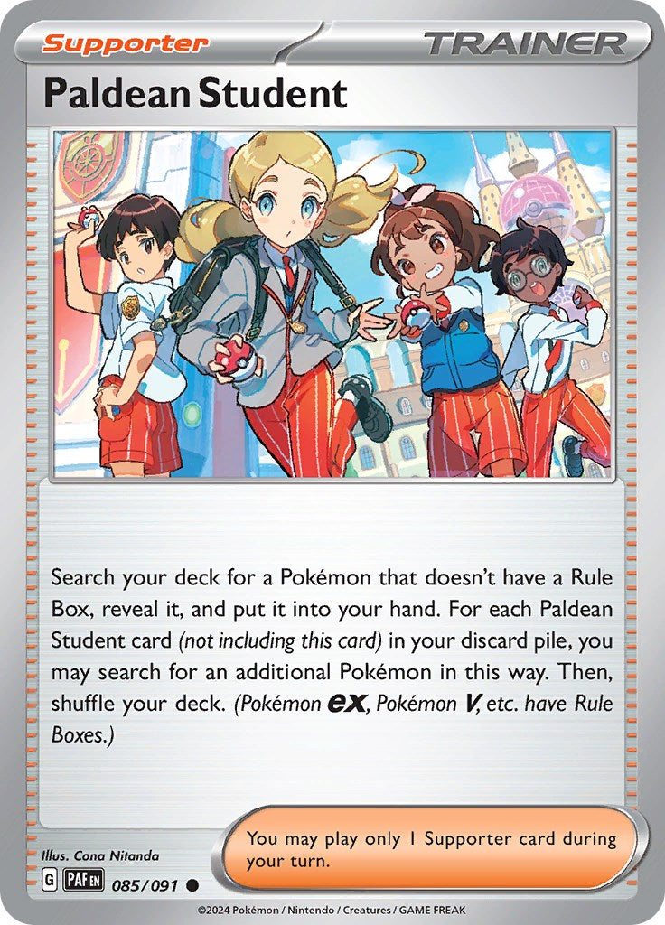 Paldean Student (085/091) [Scarlet & Violet: Paldean Fates] | Odin's Place