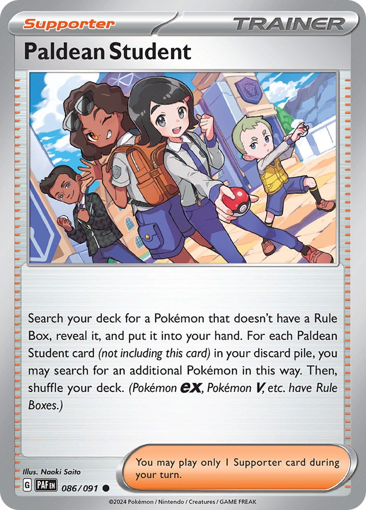 Paldean Student (086/091) [Scarlet & Violet: Paldean Fates] | Odin's Place