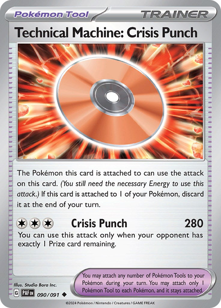 Technical Machine: Crisis Punch (090/091) [Scarlet & Violet: Paldean Fates] | Odin's Place