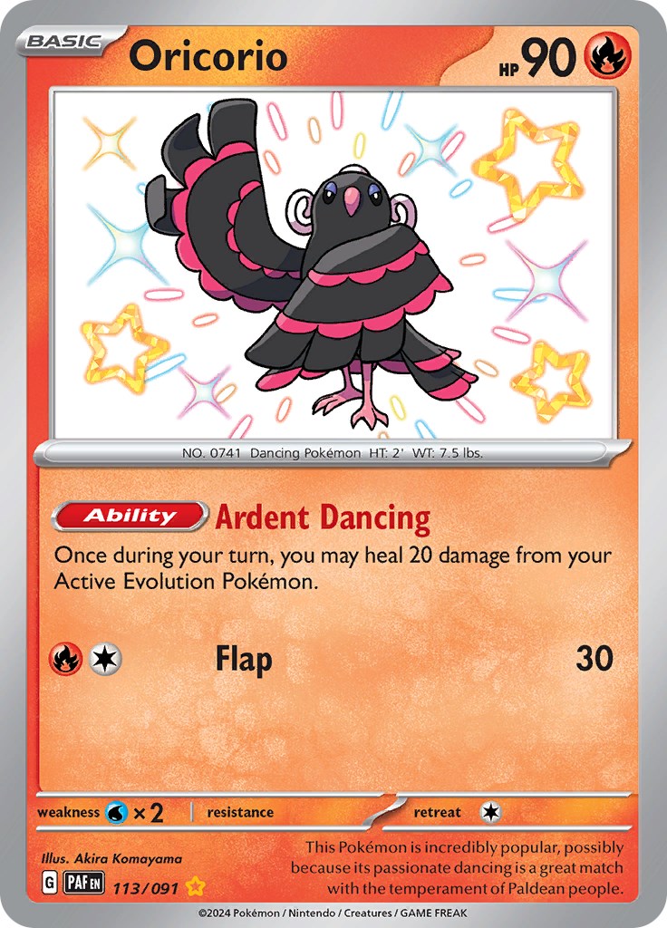 Oricorio (113/091) [Scarlet & Violet: Paldean Fates] | Odin's Place