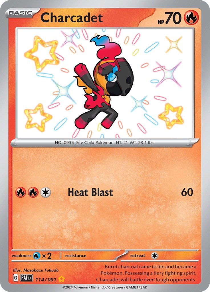 Charcadet (114/091) [Scarlet & Violet: Paldean Fates] | Odin's Place