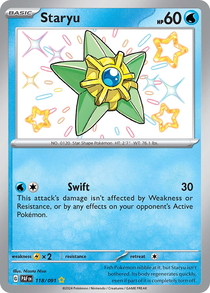 Staryu (118/091) [Scarlet & Violet: Paldean Fates] | Odin's Place