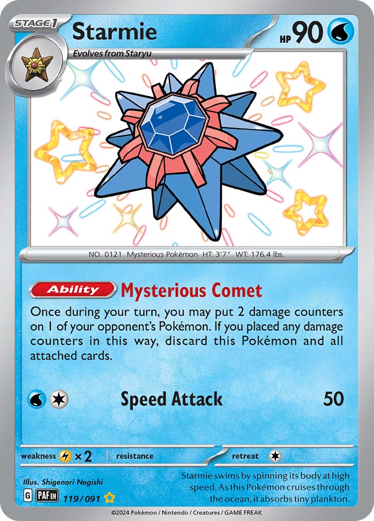 Starmie (119/091) [Scarlet & Violet: Paldean Fates] | Odin's Place