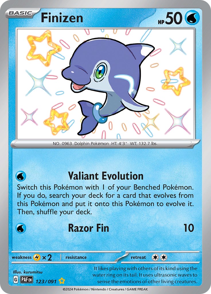 Finizen (123/091) [Scarlet & Violet: Paldean Fates] | Odin's Place