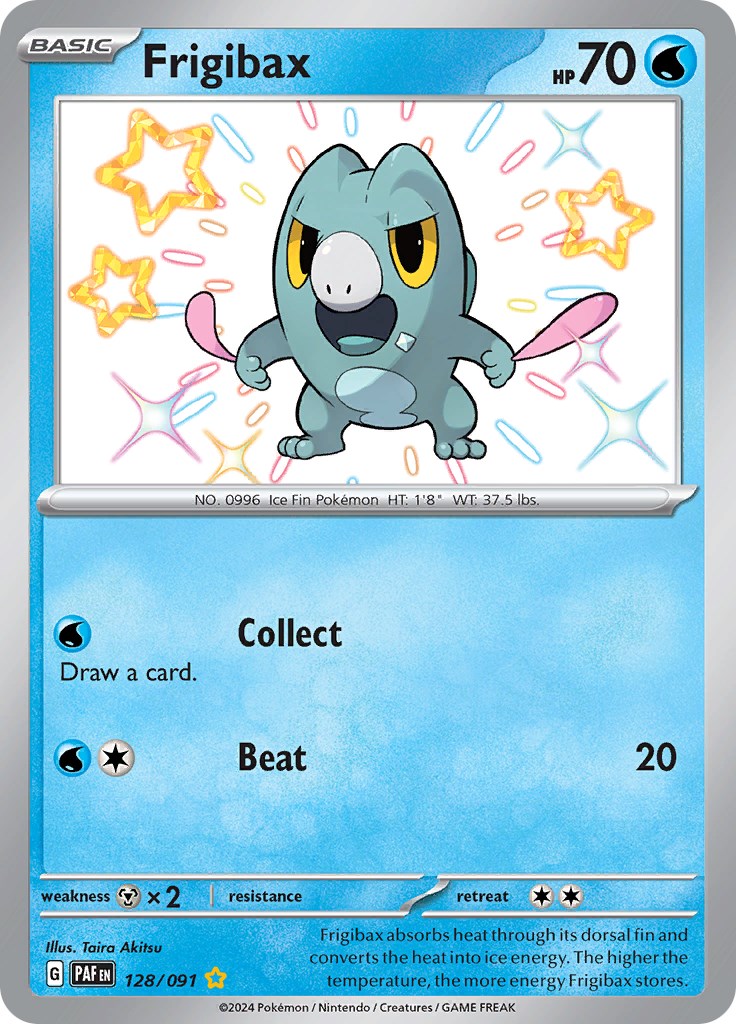 Frigibax (128/091) [Scarlet & Violet: Paldean Fates] | Odin's Place