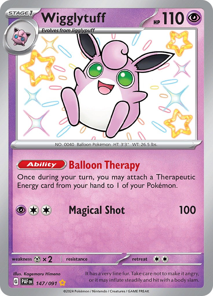 Wigglytuff (147/091) [Scarlet & Violet: Paldean Fates] | Odin's Place