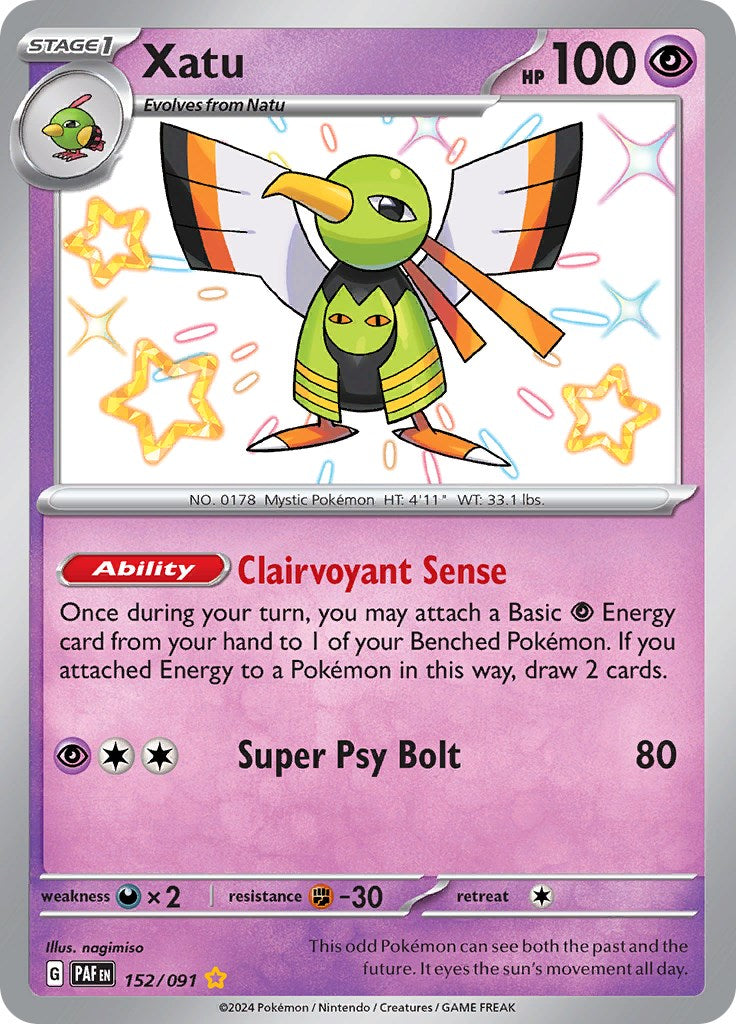 Xatu (152/091) [Scarlet & Violet: Paldean Fates] | Odin's Place
