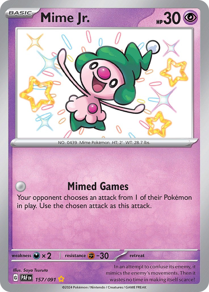 Mime Jr. (157/091) [Scarlet & Violet: Paldean Fates] | Odin's Place