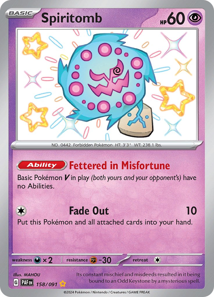 Spiritomb (158/091) [Scarlet & Violet: Paldean Fates] | Odin's Place