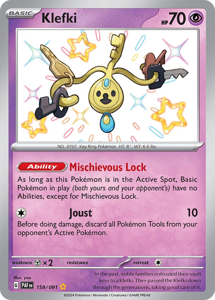 Klefki (159/091) [Scarlet & Violet: Paldean Fates] | Odin's Place