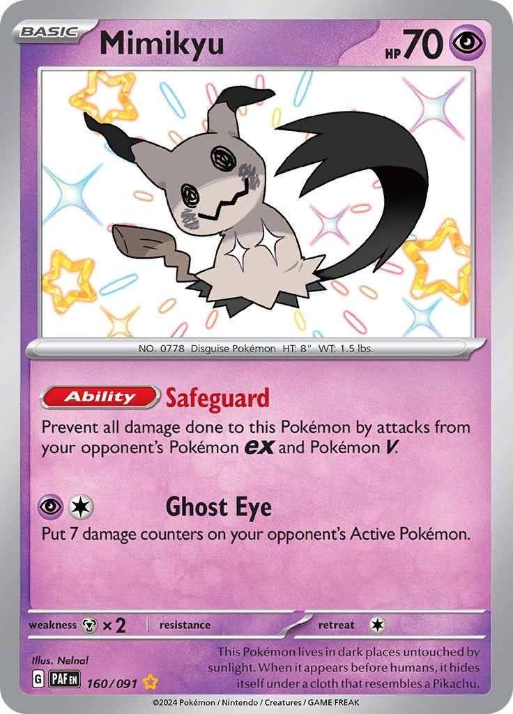 Mimikyu -160/091 [Scarlet & Violet: Paldean Fates] | Odin's Place