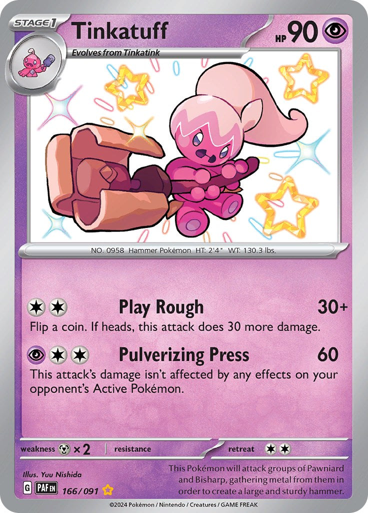 Tinkatuff (166/091) [Scarlet & Violet: Paldean Fates] | Odin's Place
