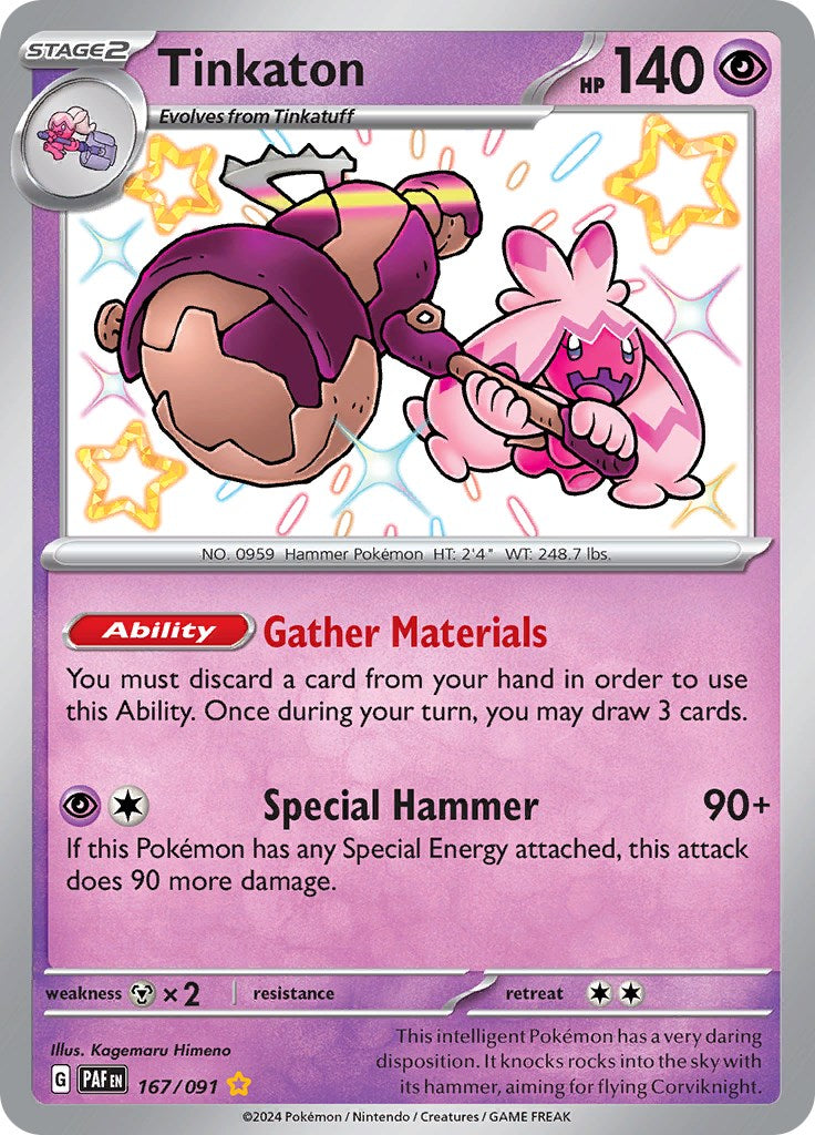 Tinkaton (167/091) [Scarlet & Violet: Paldean Fates] | Odin's Place