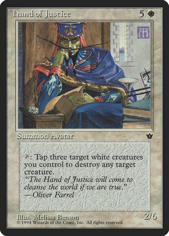 Hand of Justice (5) [Fallen Empires] | Odin's Place