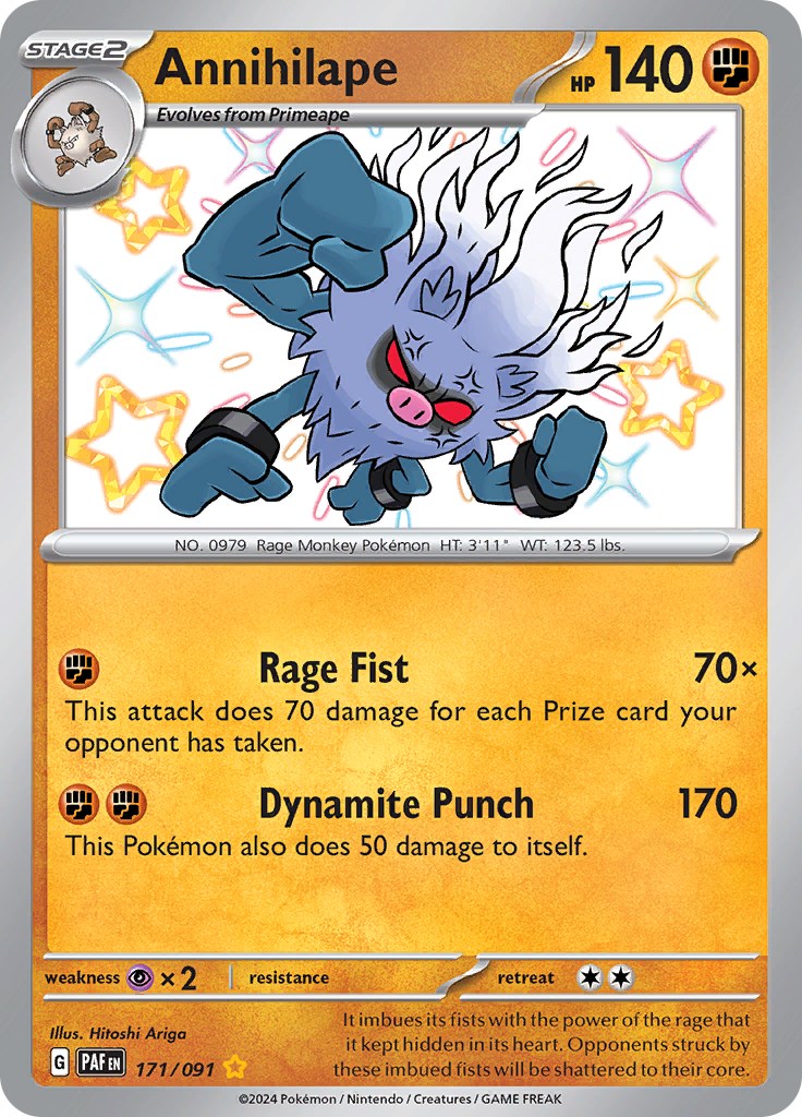 Annihilape (171/091) [Scarlet & Violet: Paldean Fates] | Odin's Place