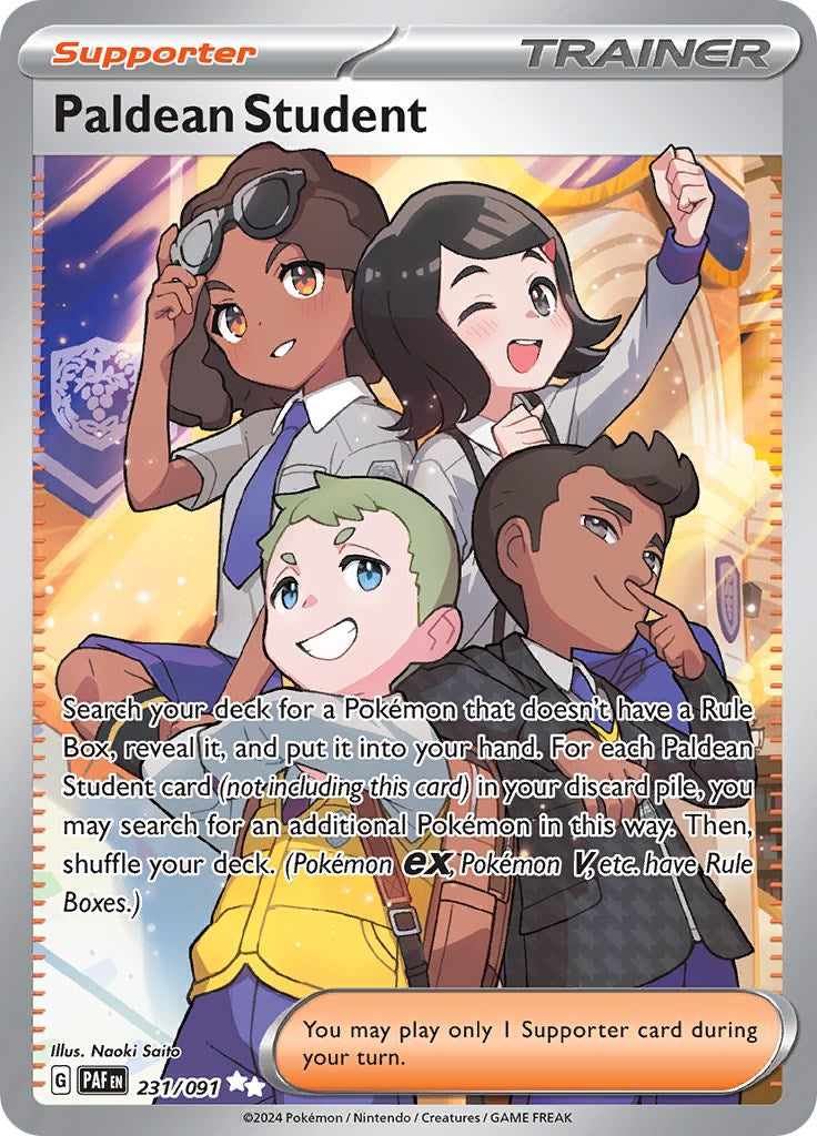 Paldean Student (231/091) [Scarlet & Violet: Paldean Fates] | Odin's Place
