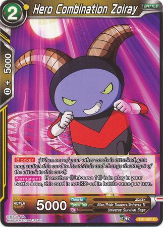 Hero Combination Zoiray (TB1-087) [The Tournament of Power] | Odin's Place