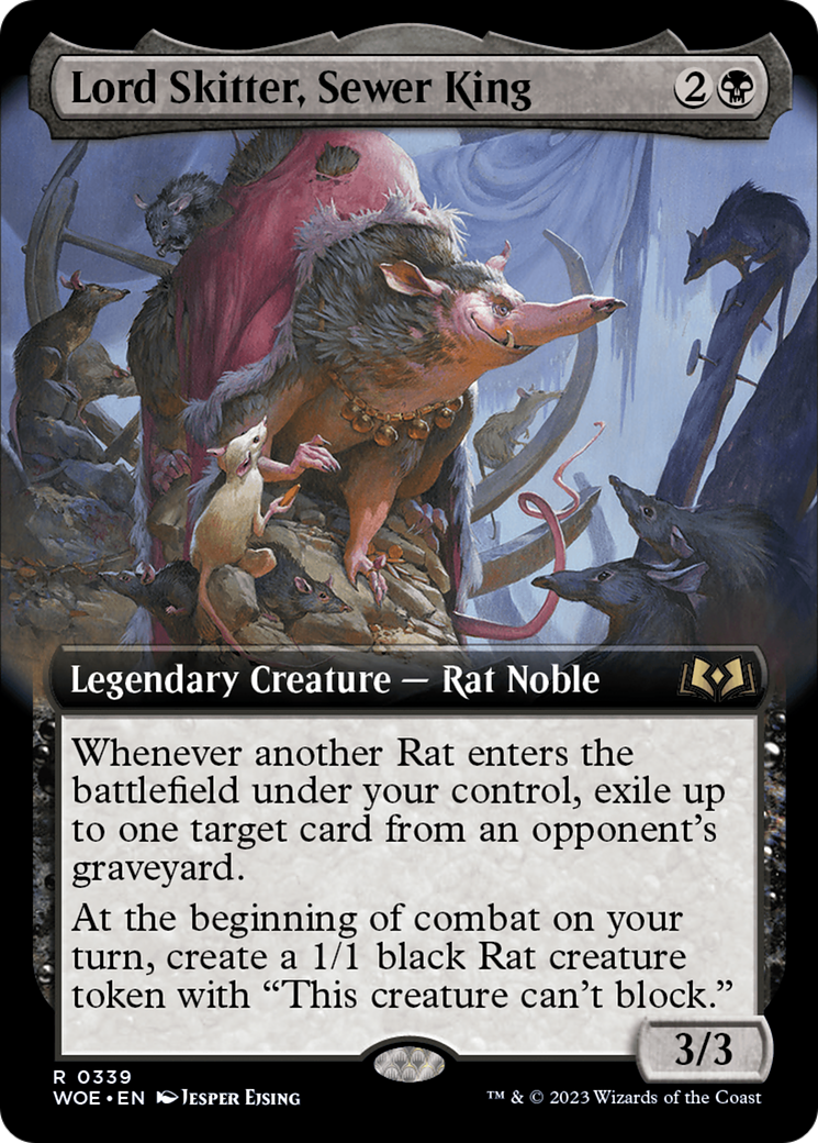 Lord Skitter, Sewer King (Extended Art) [Wilds of Eldraine] | Odin's Place