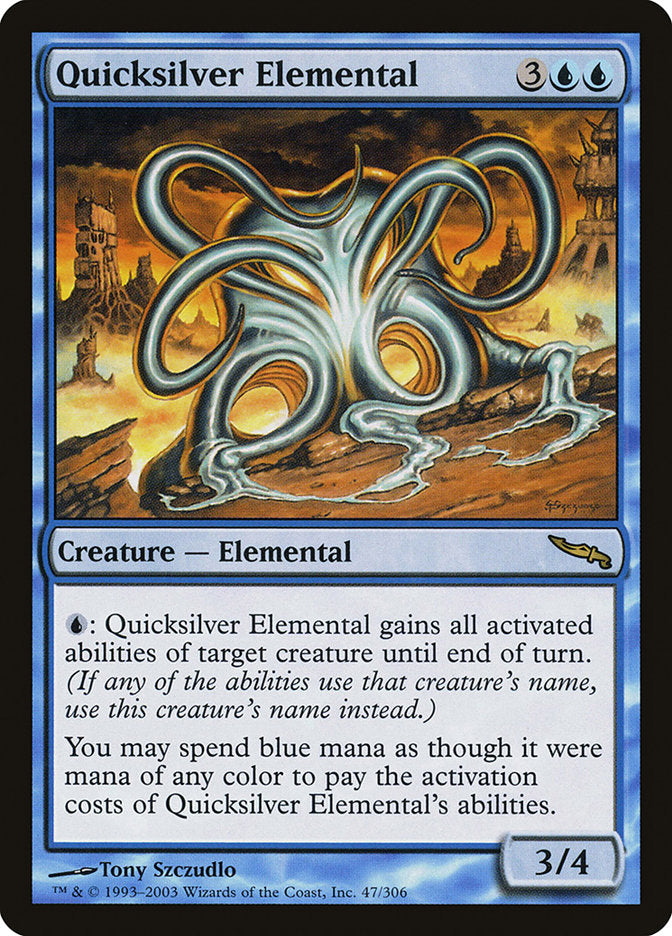 Quicksilver Elemental (47) [Mirrodin] | Odin's Place