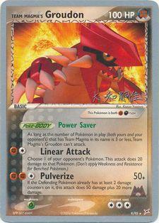 Team Magma's Groudon (9/95) (Magma Spirit - Tsuguyoshi Yamato) [World Championships 2004] | Odin's Place