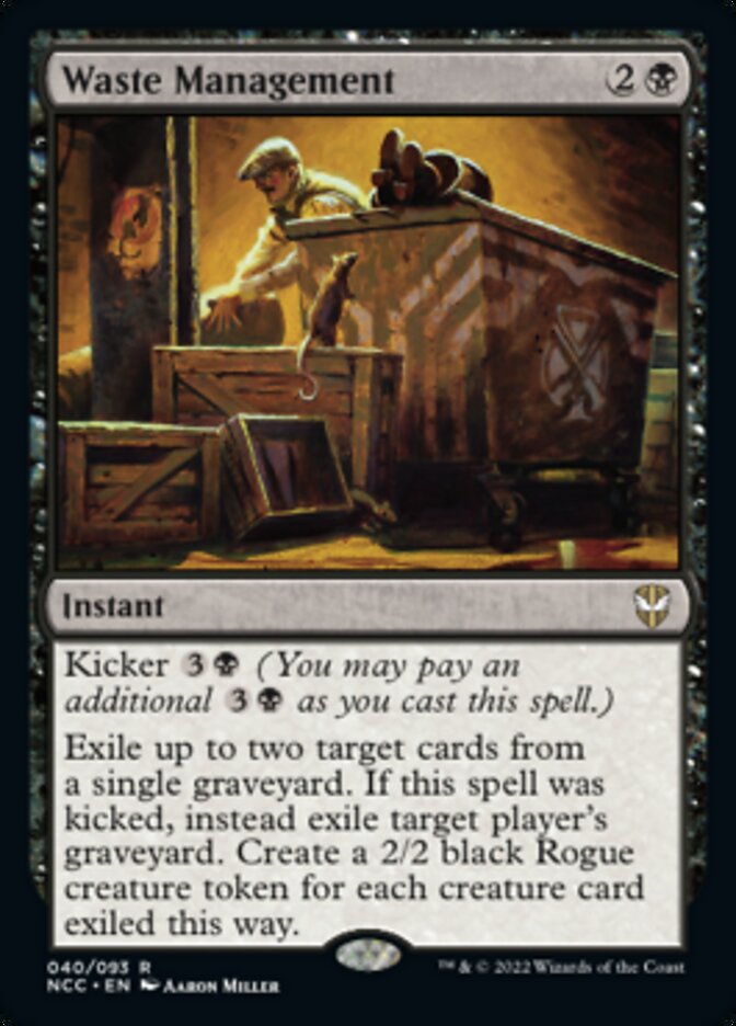 Waste Management [Streets of New Capenna Commander] | Odin's Place