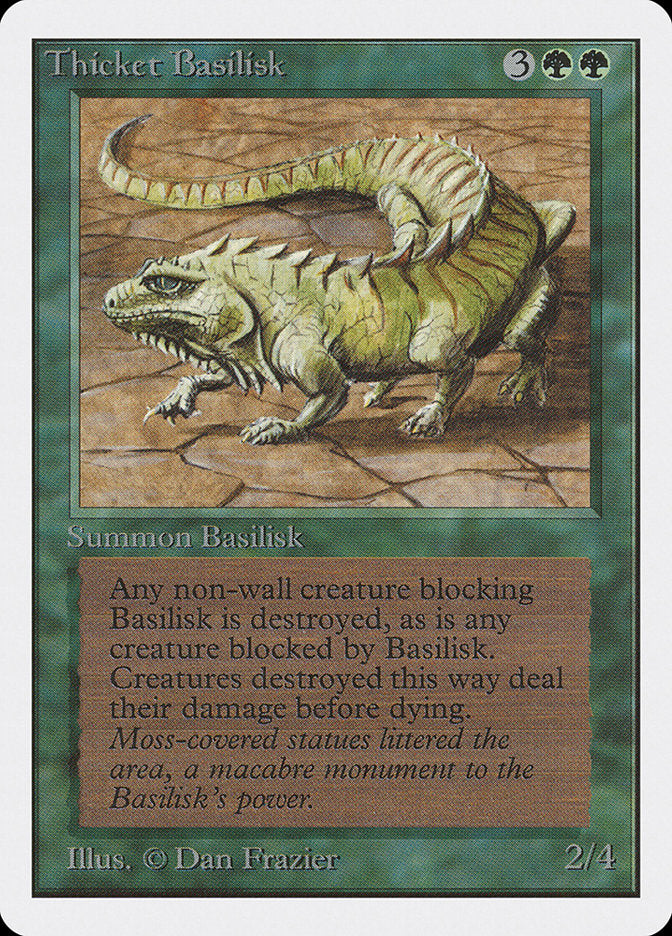 Thicket Basilisk (219) [Unlimited Edition] | Odin's Place