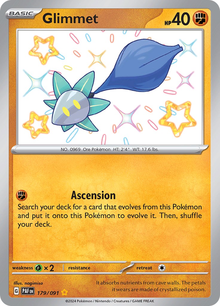 Glimmet (179/091) [Scarlet & Violet: Paldean Fates] | Odin's Place