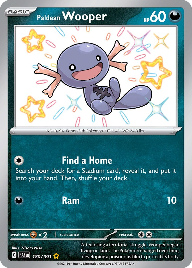 Paldean Wooper (180/091) [Scarlet & Violet: Paldean Fates] | Odin's Place