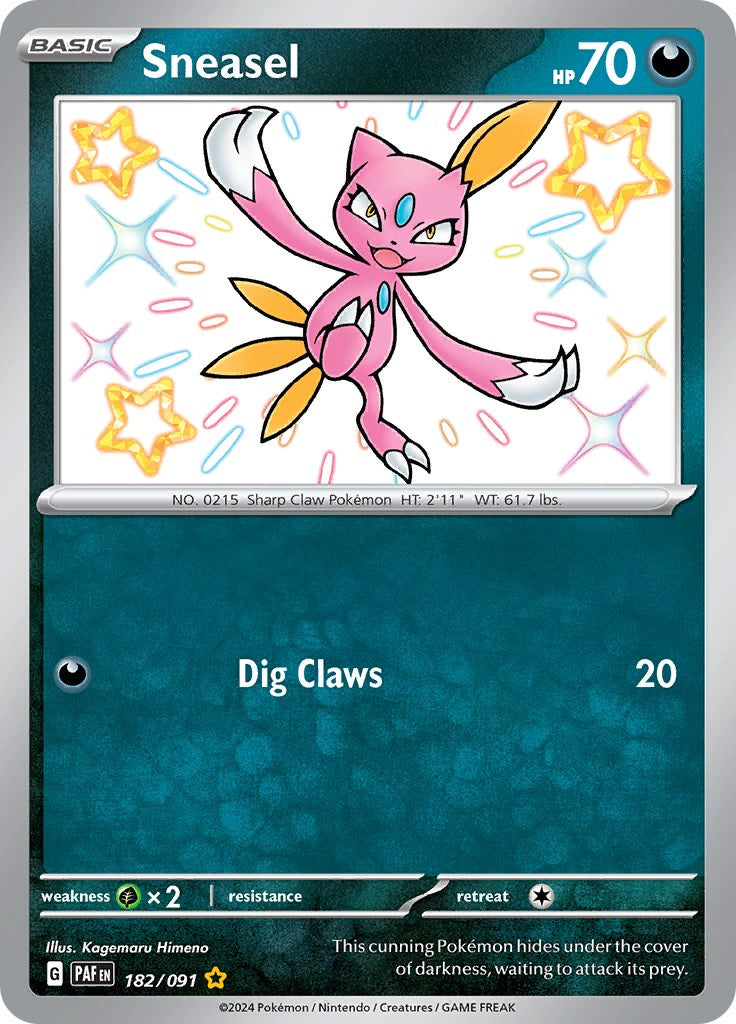 Sneasel (182/091) [Scarlet & Violet: Paldean Fates] | Odin's Place