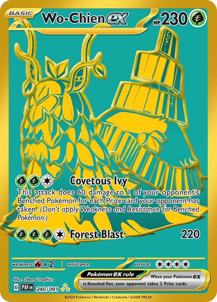 Wo-Chien ex (240/091) [Scarlet & Violet: Paldean Fates] | Odin's Place
