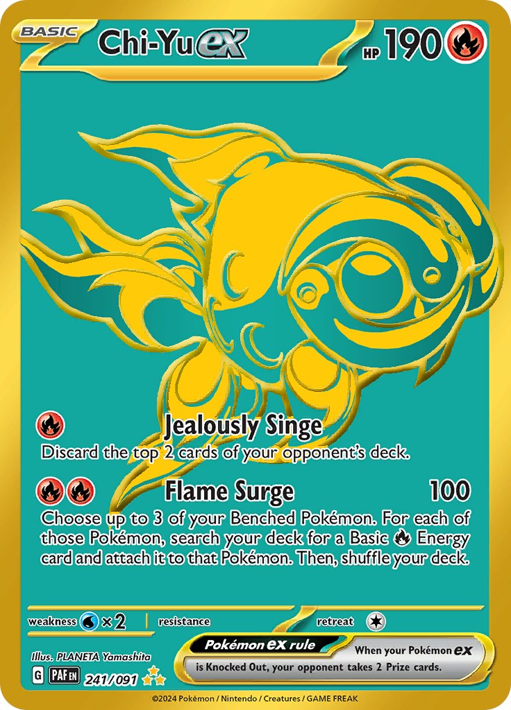 Chi-Yu ex (241/091) [Scarlet & Violet: Paldean Fates] | Odin's Place