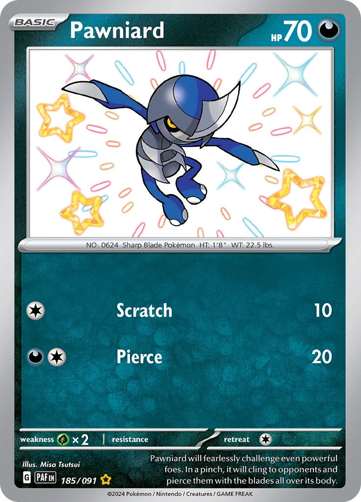 Pawniard (185/091) [Scarlet & Violet: Paldean Fates] | Odin's Place