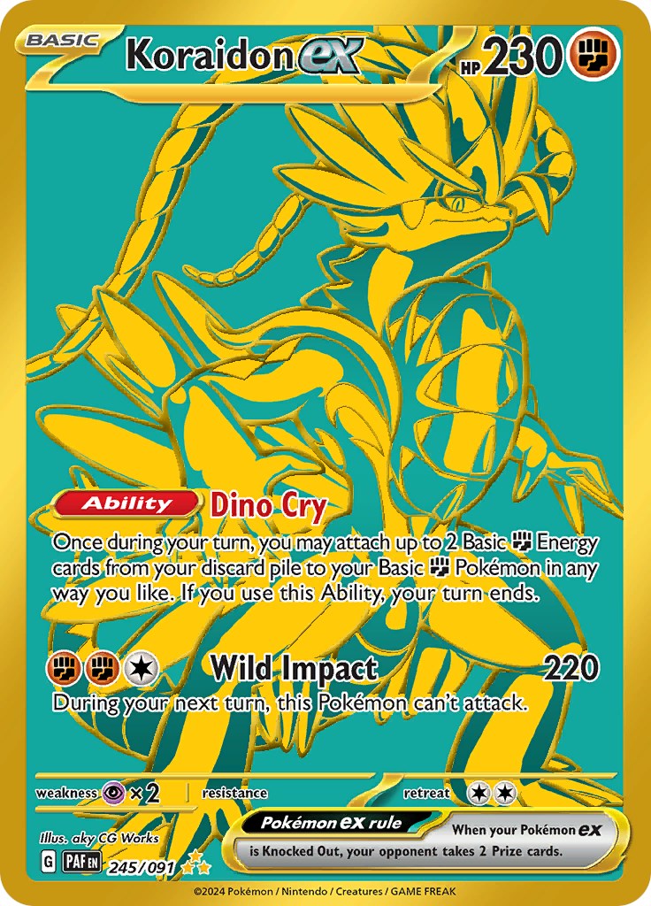 Koraidon ex (245/091) [Scarlet & Violet: Paldean Fates] | Odin's Place
