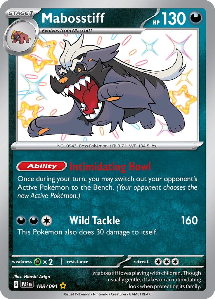 Mabosstiff (188/091) [Scarlet & Violet: Paldean Fates] | Odin's Place