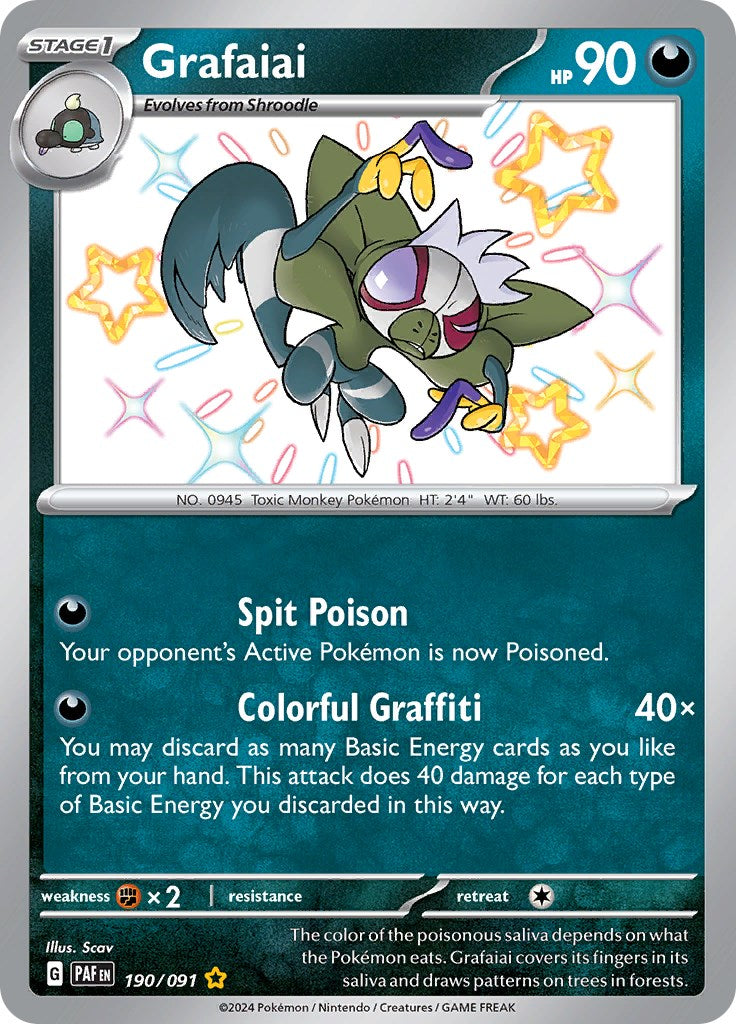 Grafaiai (190/091) [Scarlet & Violet: Paldean Fates] | Odin's Place