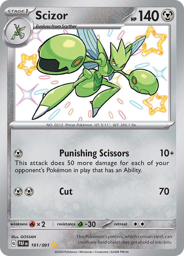 Scizor (191/091) [Scarlet & Violet: Paldean Fates] | Odin's Place