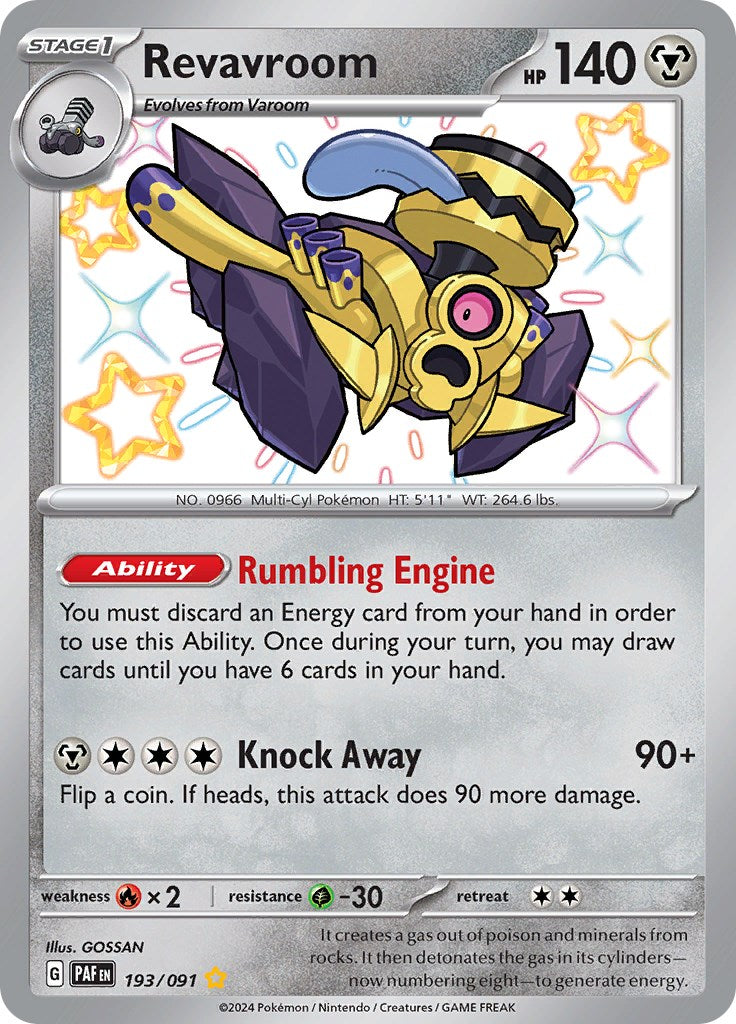 Revavroom (193/091) [Scarlet & Violet: Paldean Fates] | Odin's Place