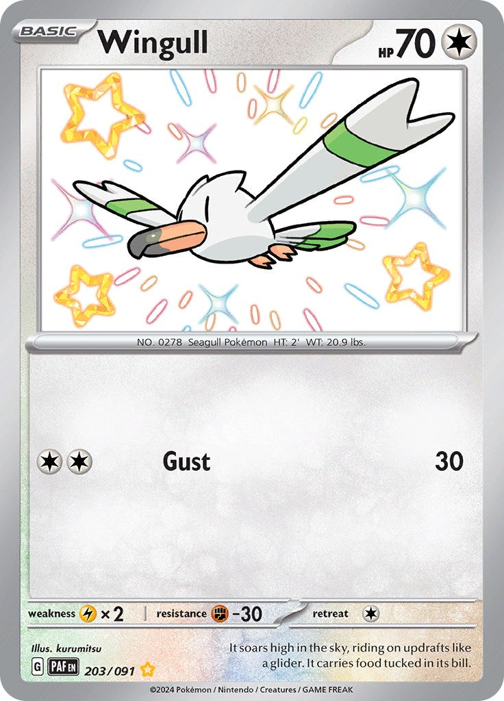 Wingull (203/091) [Scarlet & Violet: Paldean Fates] | Odin's Place