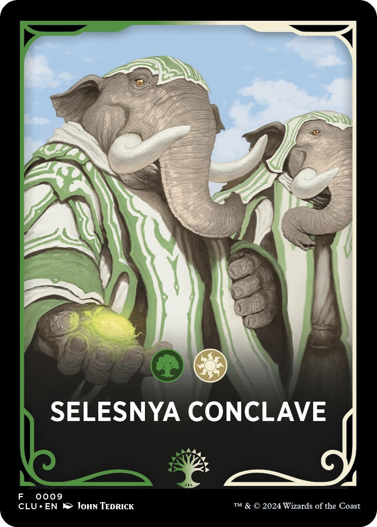 Selesnya Conclave Theme Card [Ravnica: Clue Edition Tokens] | Odin's Place