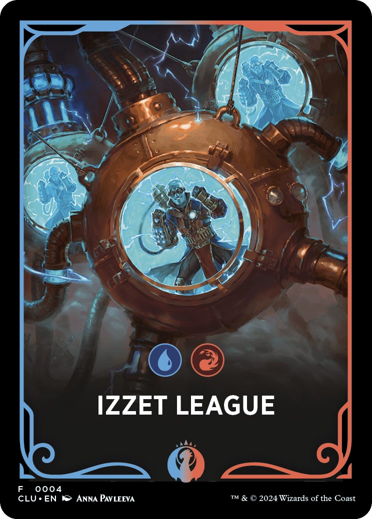 Izzet League Theme Card [Ravnica: Clue Edition Tokens] | Odin's Place