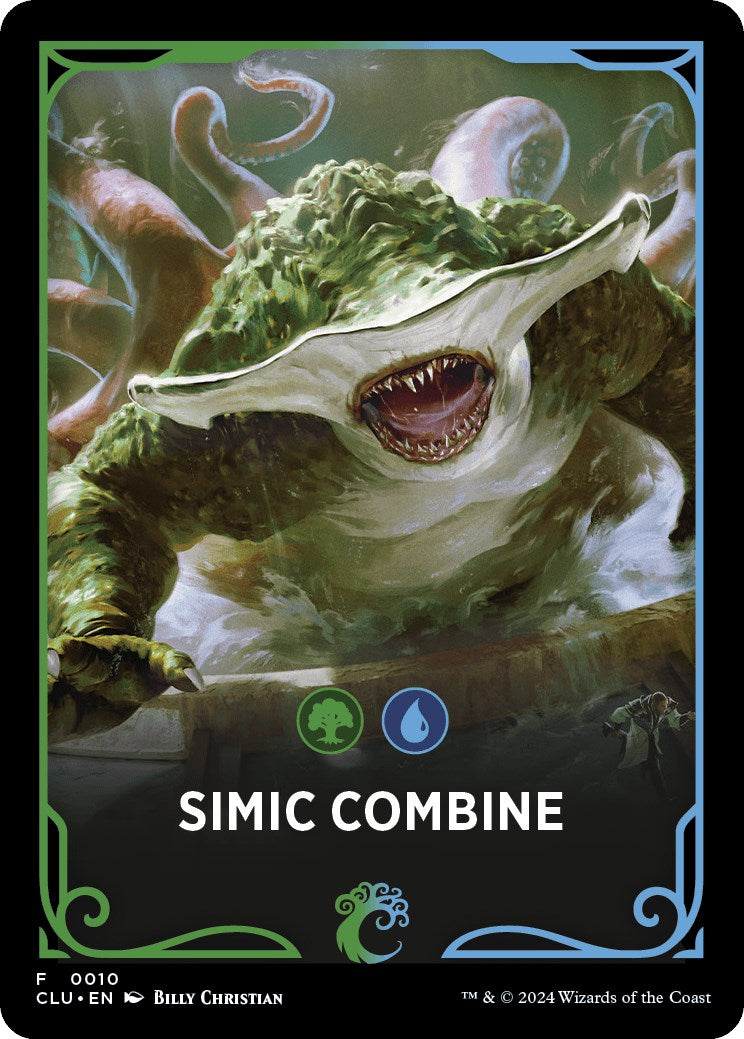 Simic Combine Theme Card [Ravnica: Clue Edition Tokens] | Odin's Place