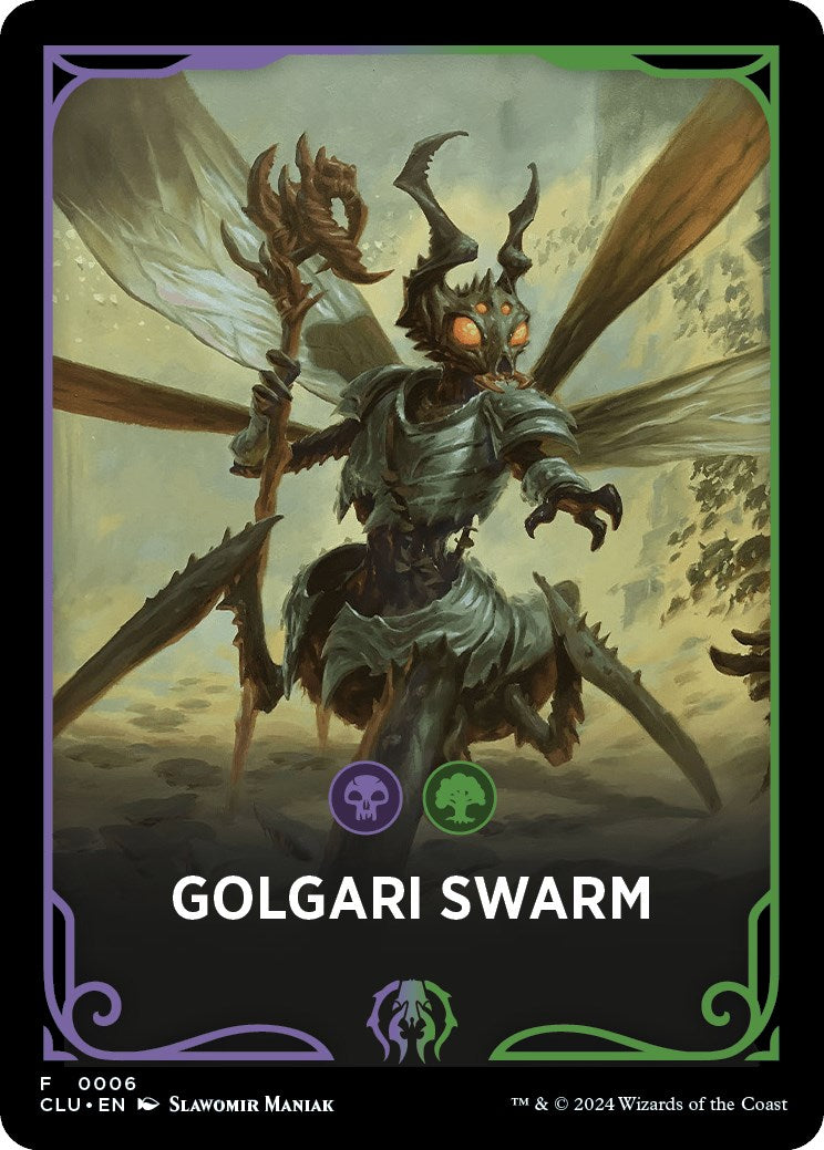 Golgari Swarm Theme Card [Ravnica: Clue Edition Tokens] | Odin's Place