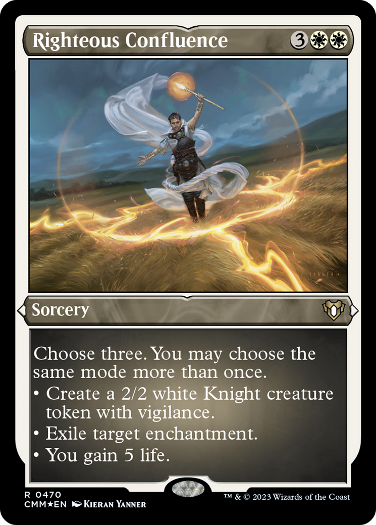 Righteous Confluence (Foil Etched) [Commander Masters] | Odin's Place