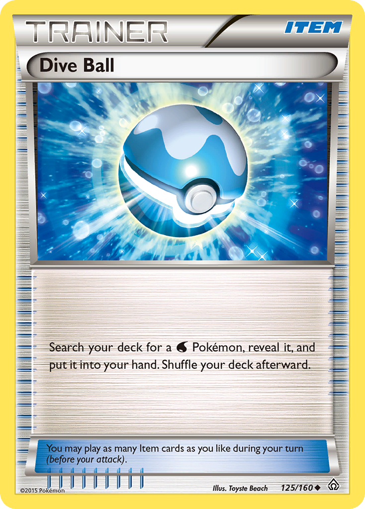 Dive Ball (125/160) [XY: Primal Clash] | Odin's Place