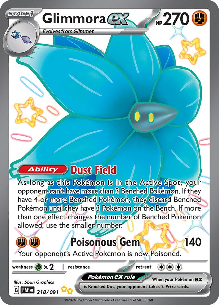 Glimmora ex (218/091) [Scarlet & Violet: Paldean Fates] | Odin's Place