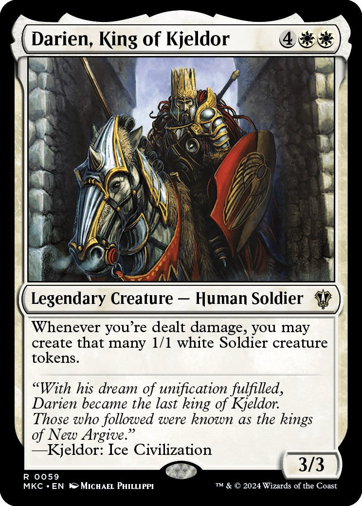 Darien, King of Kjeldor [Murders at Karlov Manor Commander] | Odin's Place